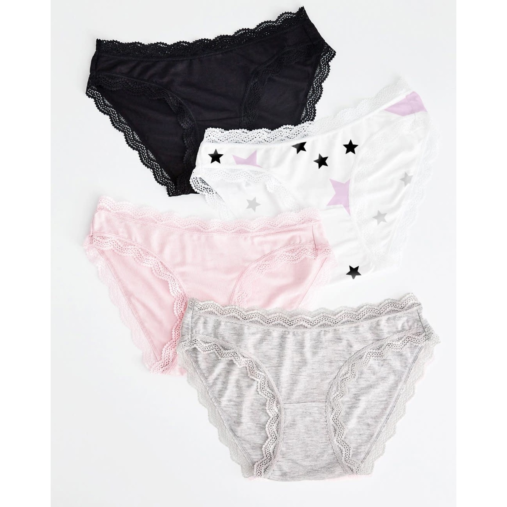 Stripe & Stare Knicker 4 Pack