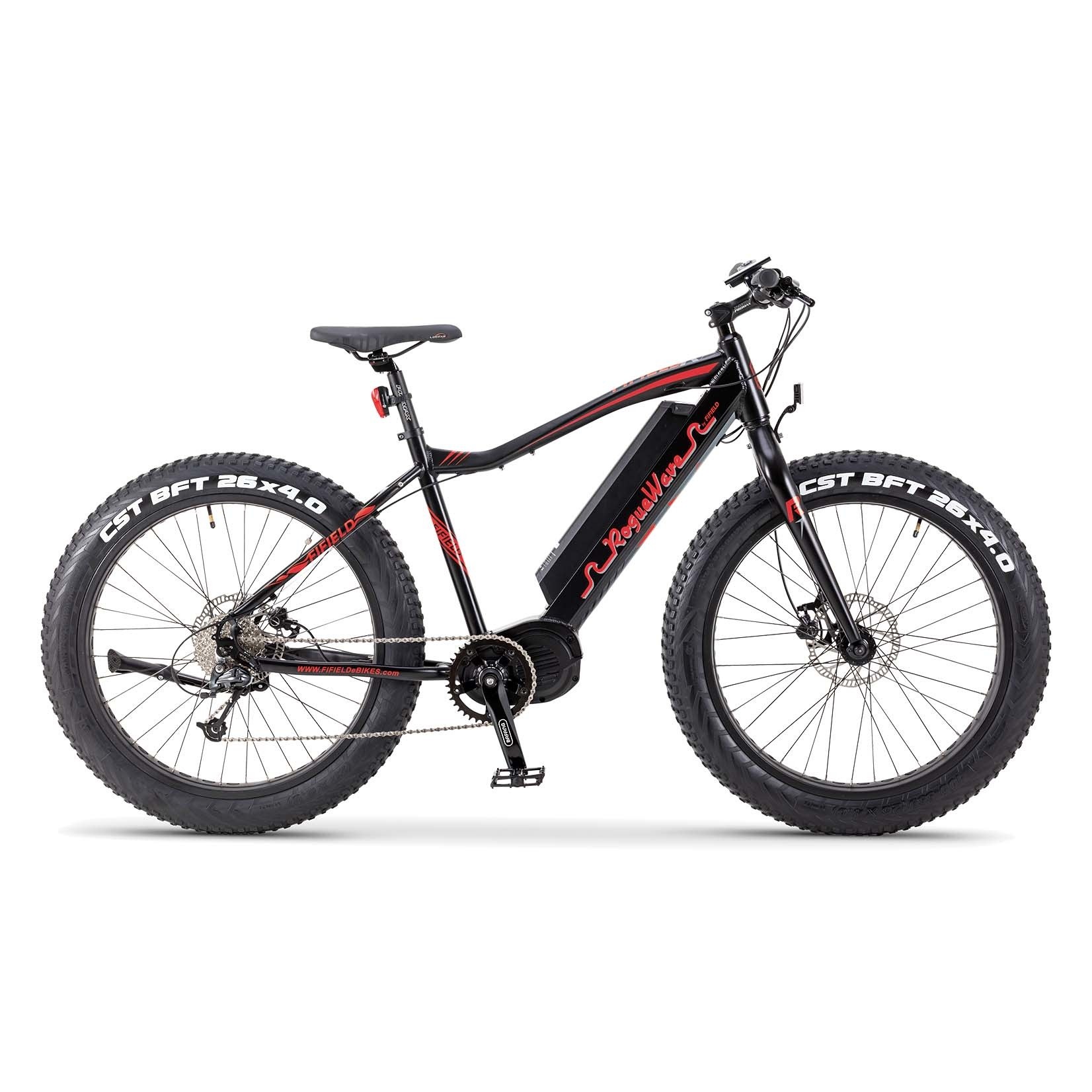 Fifield eBikes Rogue Wave 750 Black-Red