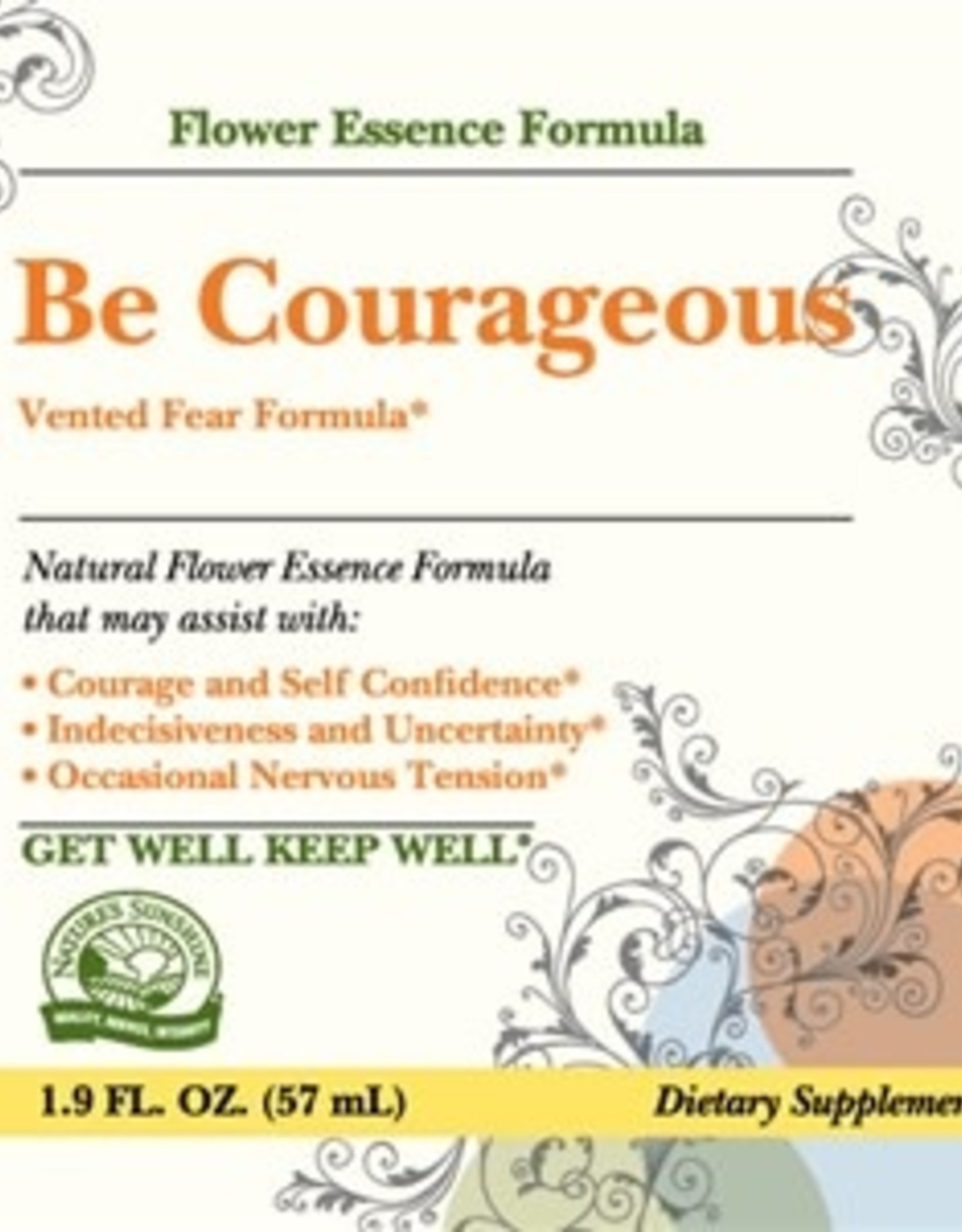 Nature's Sunshine Be Courageous (VentedFear Formula) (2 fl. oz.)