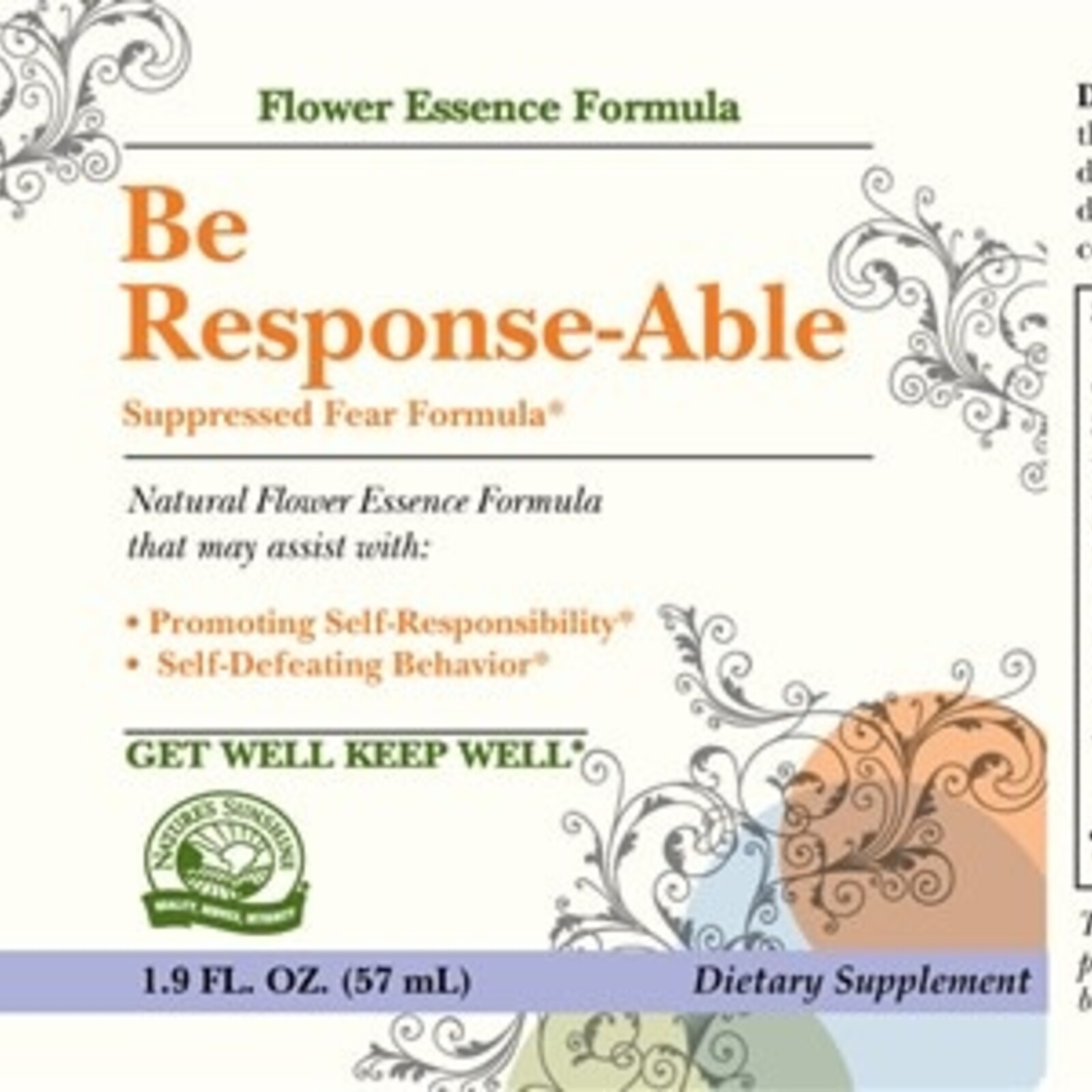 Nature's Sunshine Be Response-Able (Suppressed Fear Formula) (2 Fl. Oz.)