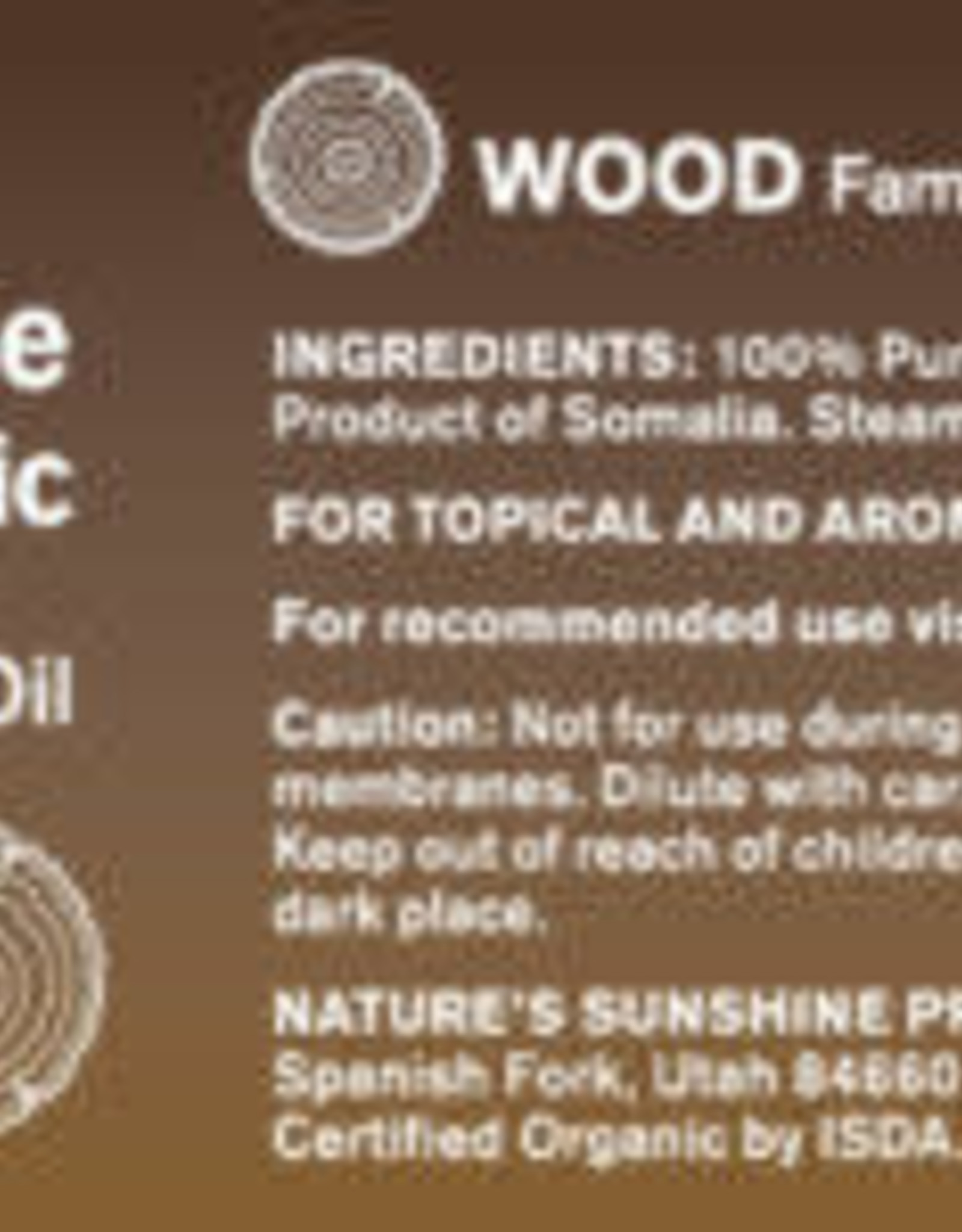 Nature's Sunshine Frankincense Oil