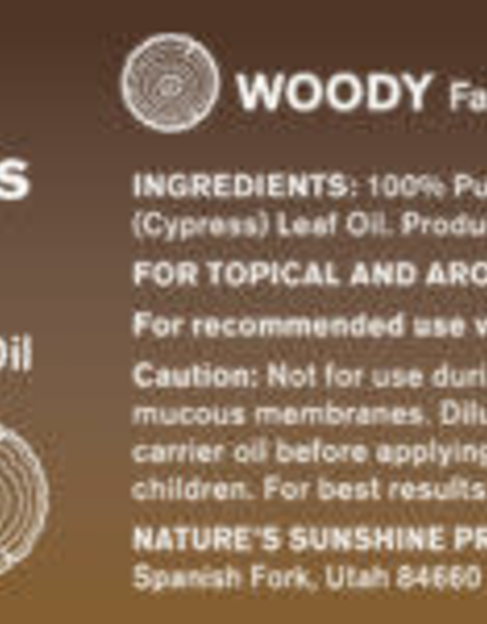 Nature's Sunshine Cypress Oil