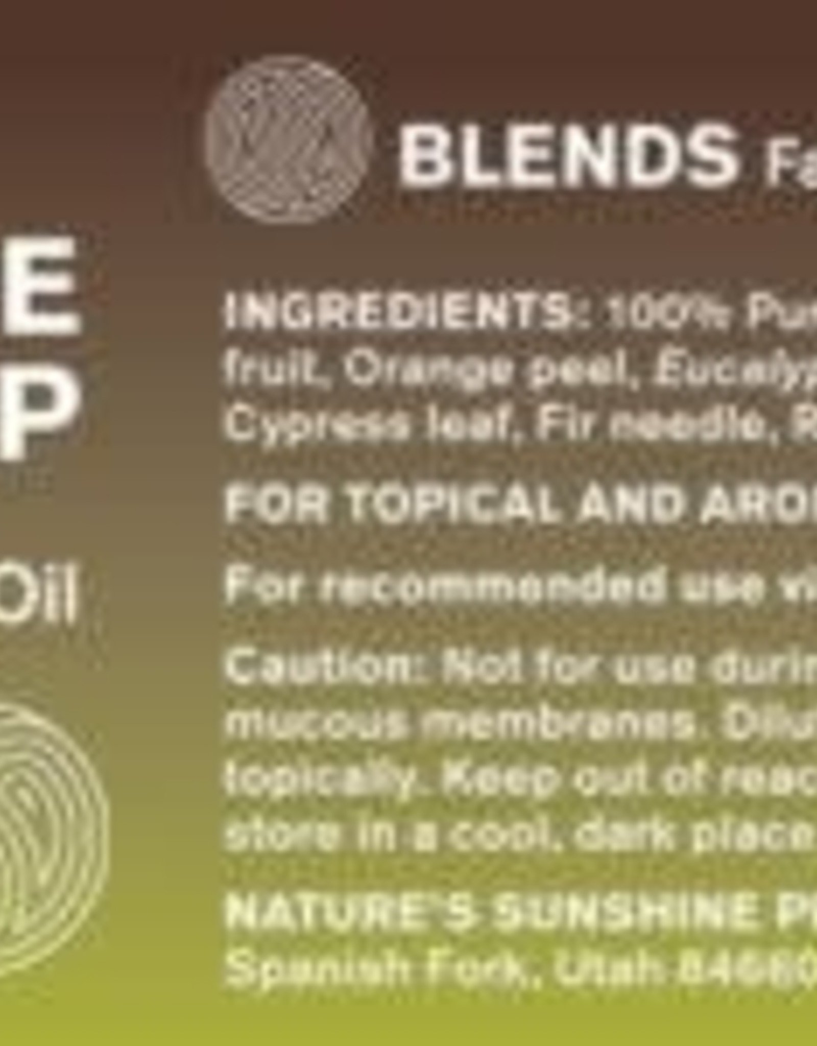 Nature's Sunshine Breathe Deep Oil Blend