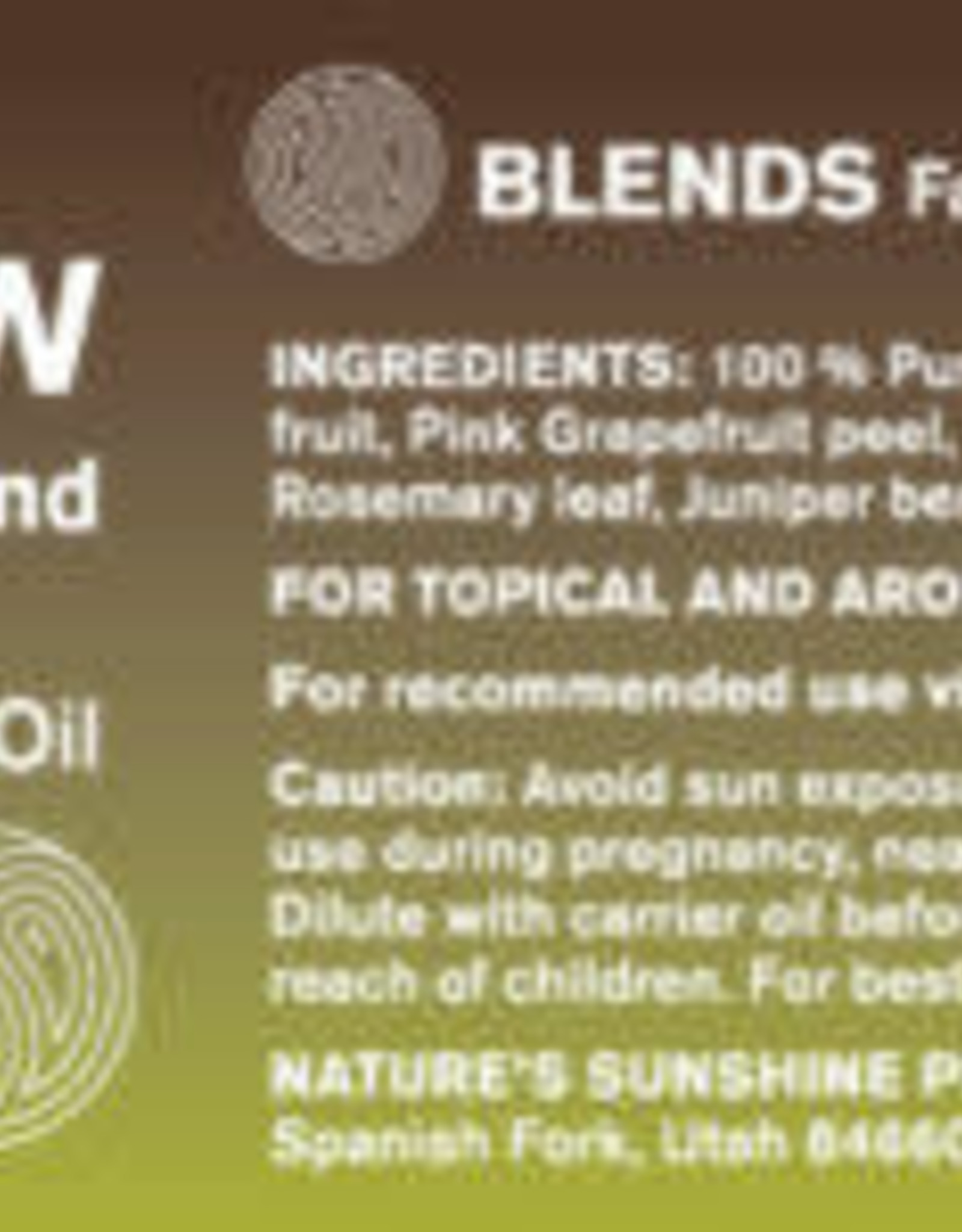 Nature's Sunshine Renew Oil Blend