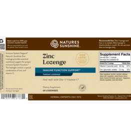 Nature's Sunshine Zinc Lozenge (60 tablets)*