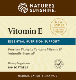 Nature's Sunshine Vitamin E Complete w/ Selenium(60 softgel caps)