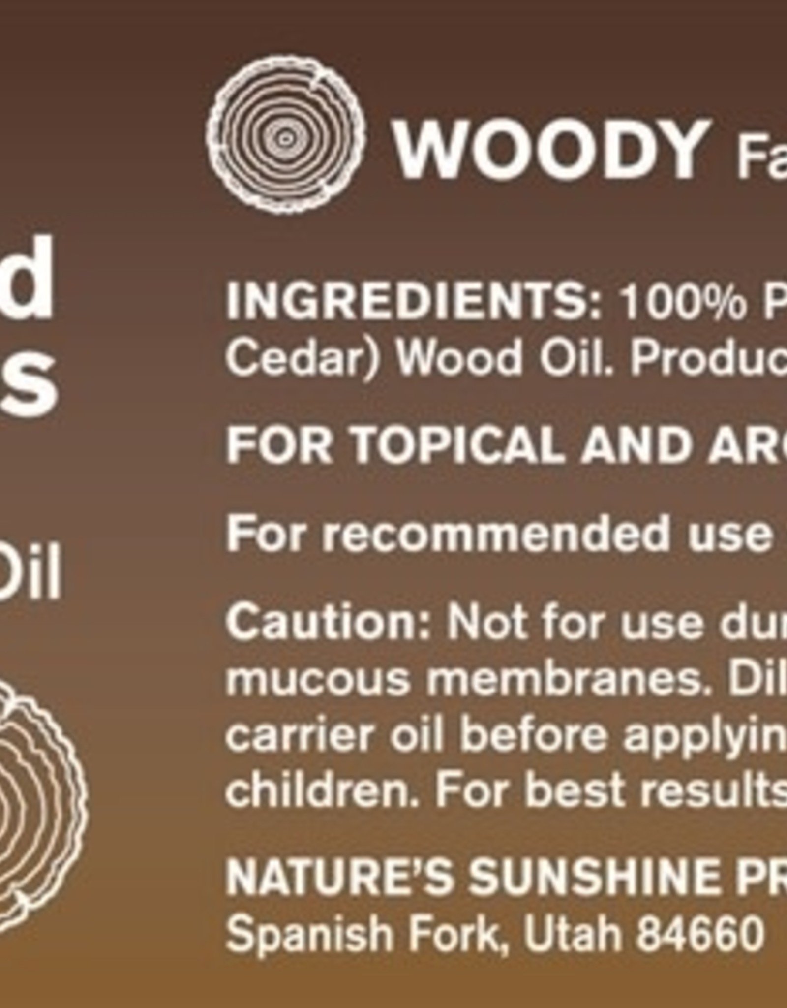 Nature's Sunshine Cedarwood Oil