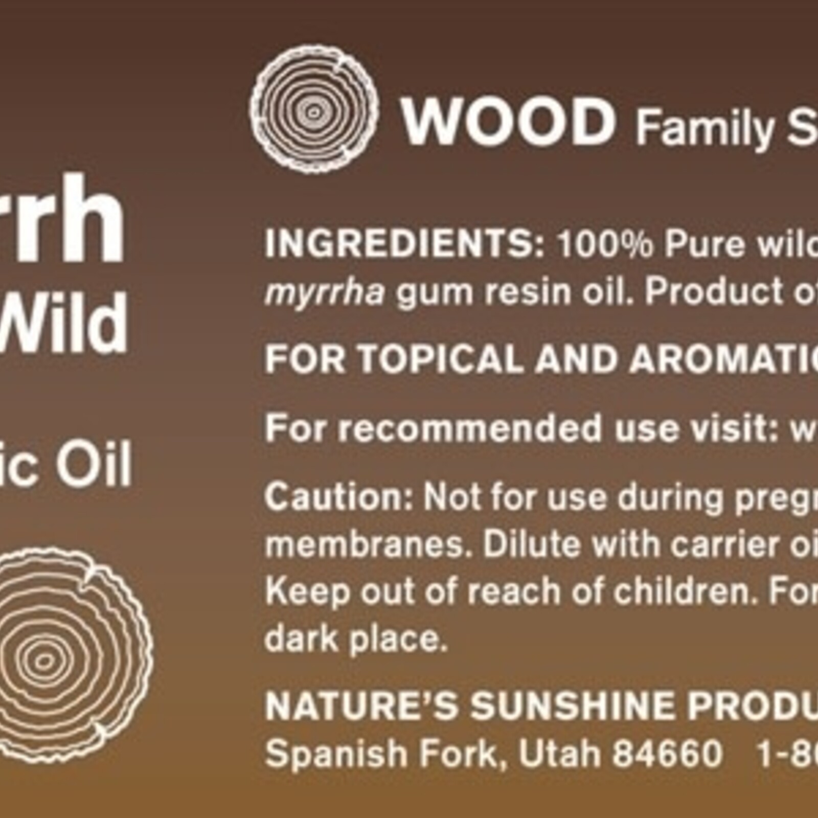 Nature's Sunshine Myrrh Oil