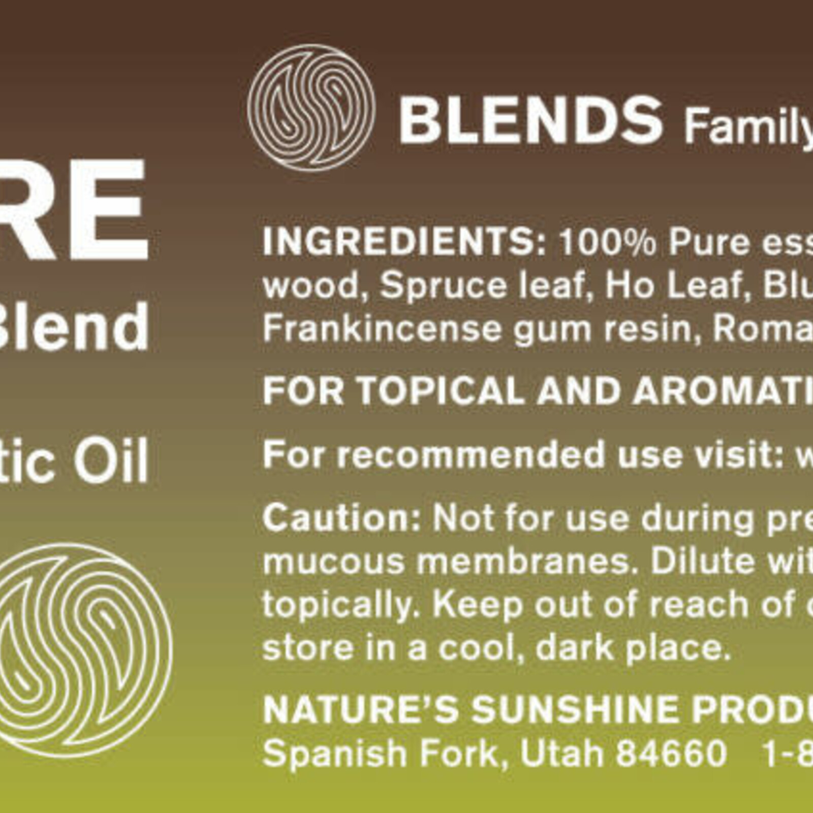 Nature's Sunshine Core Balancing Blend Essential Oil (15 Ml)
