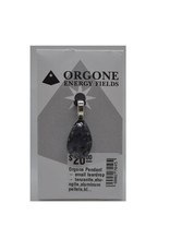 Orgone Energy Fields Orgone Pendant - small teardrop - tanzanite,shungite,aluminum pellets,black orgonite