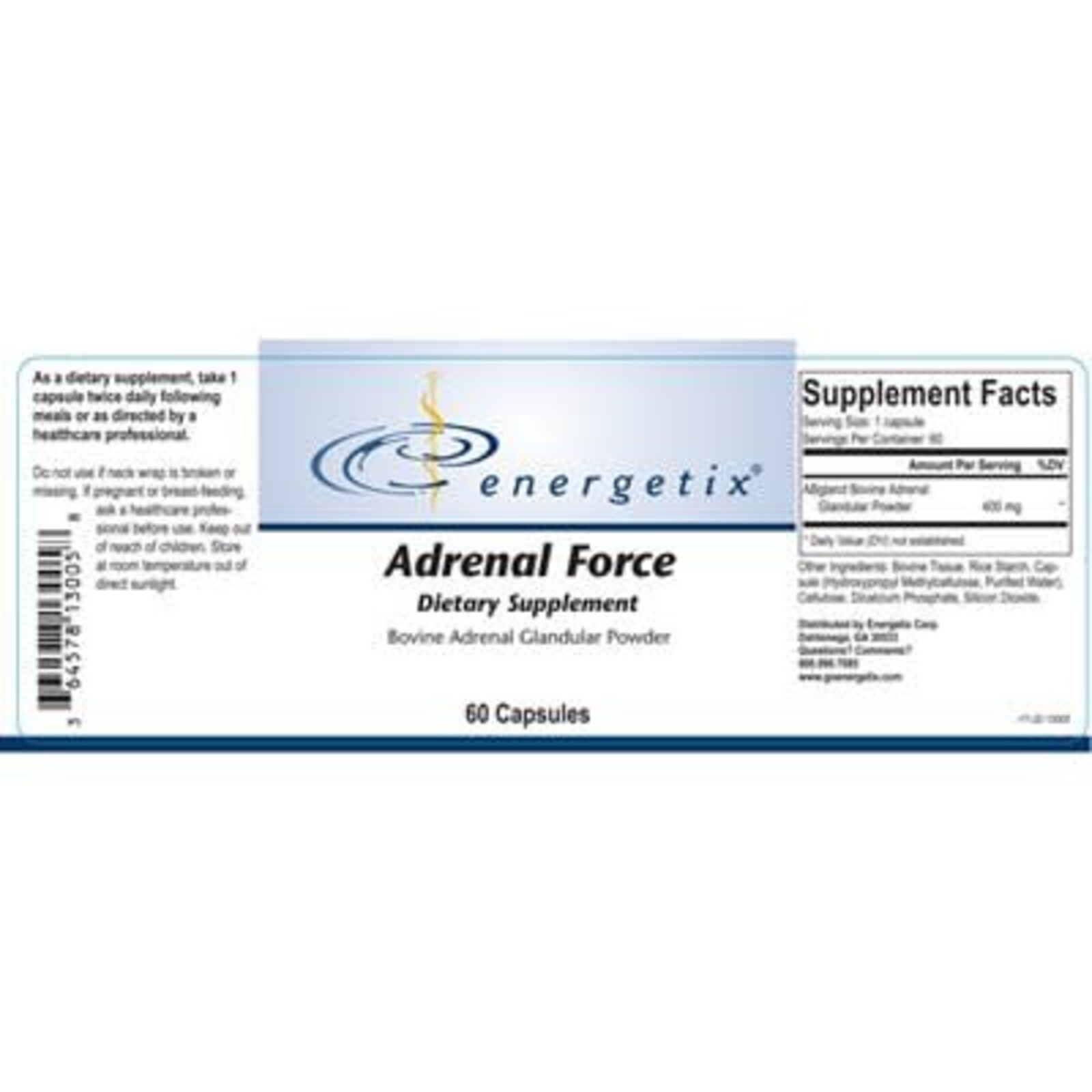 Energetix Adrenal Force - 60 capsules