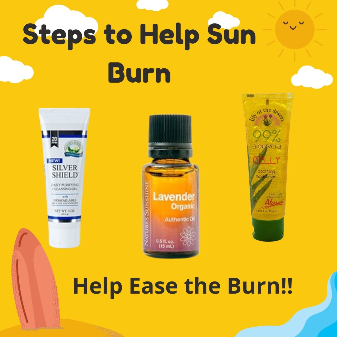 Steps to Help Sun Burn