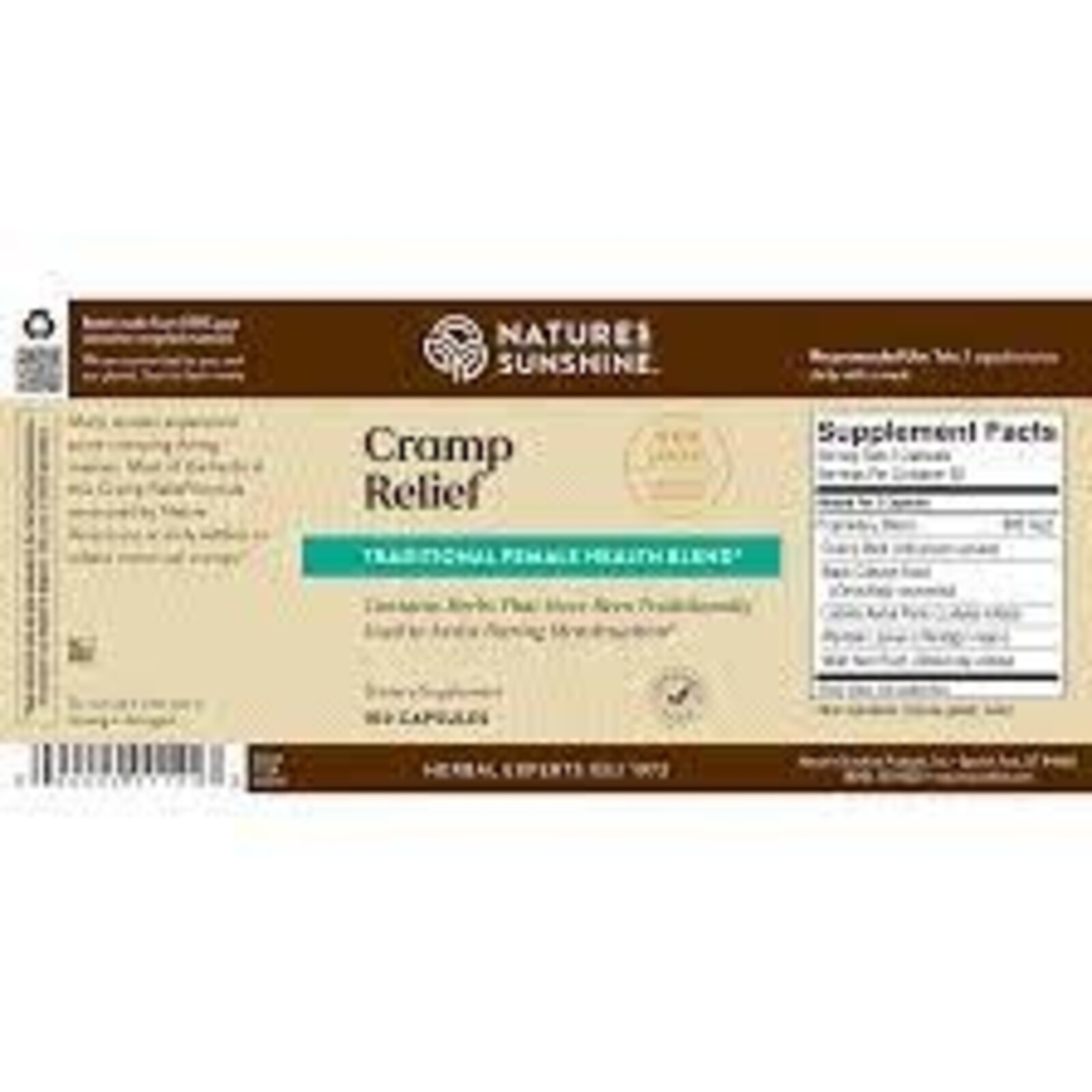 Nature's Sunshine Cramp Relief (100 Caps)