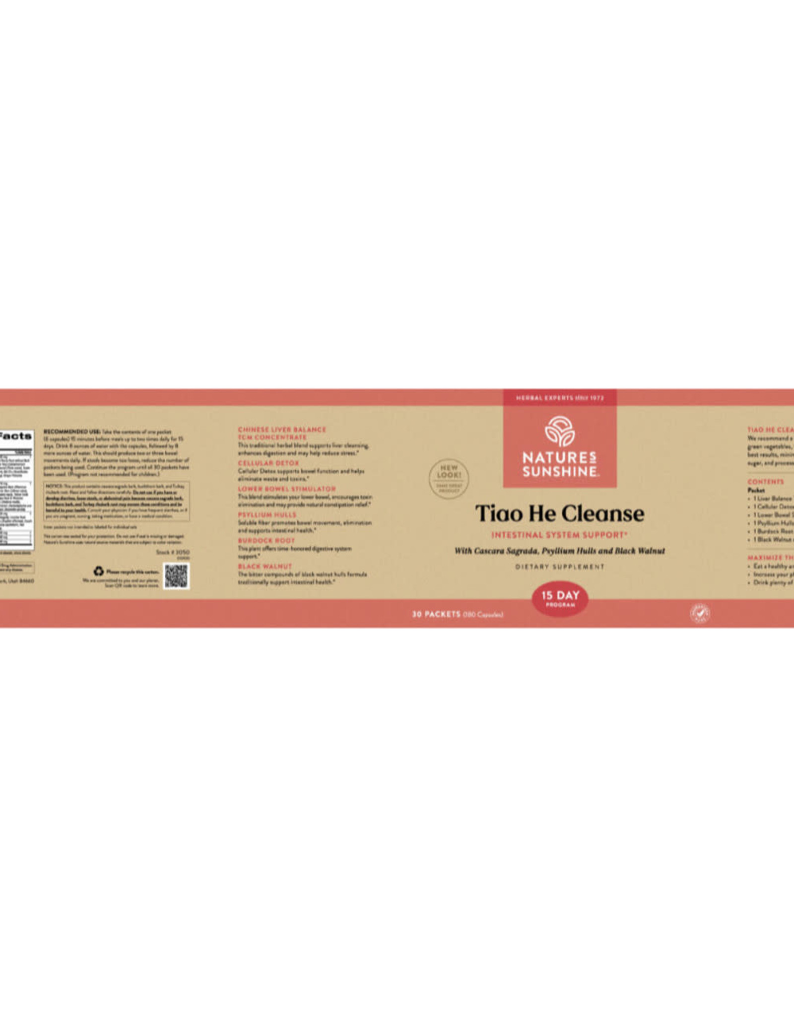 Nature's Sunshine Tiao He Cleanse (15 day)