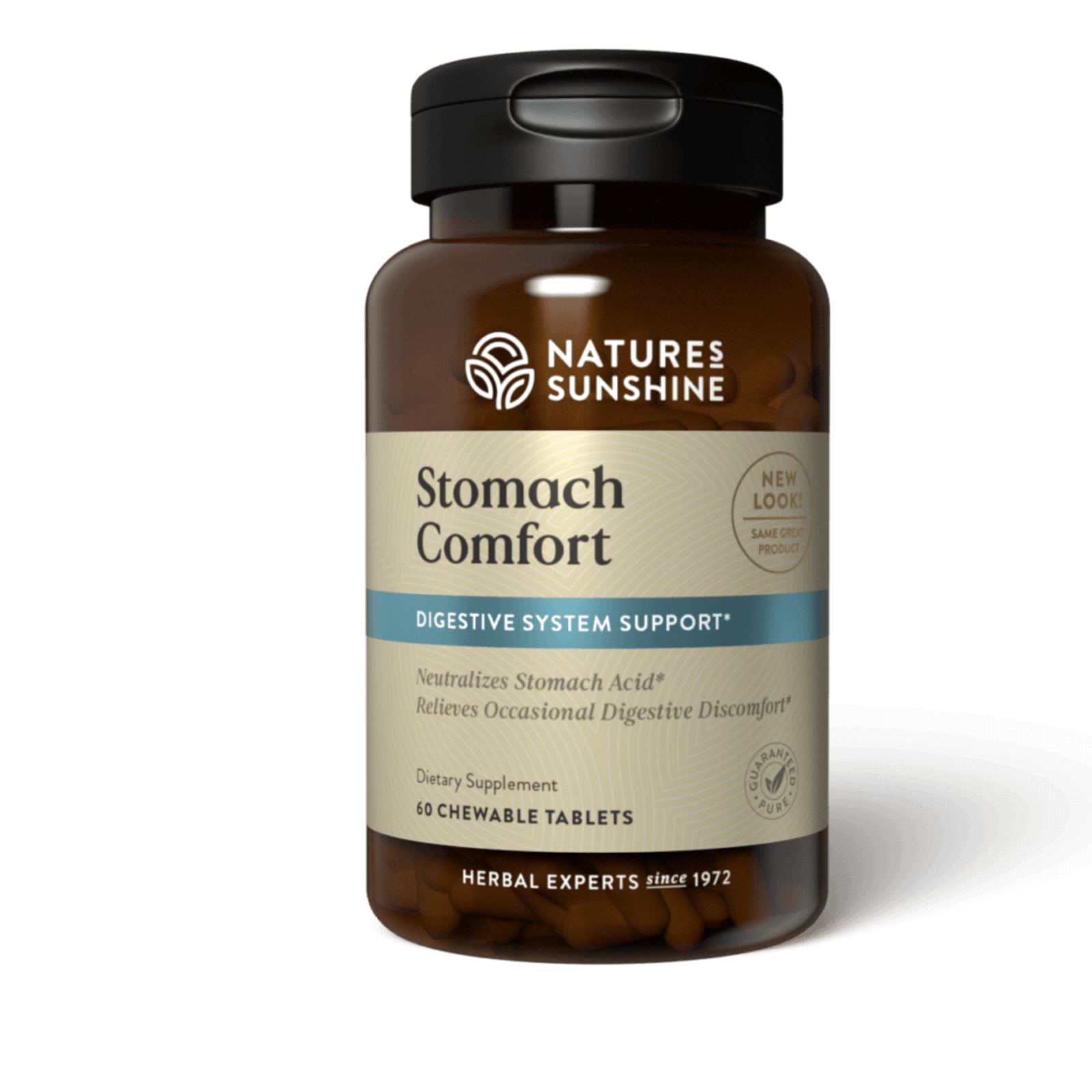 Nature's Sunshine Stomach Comfort(60 Chewable Tabs)
