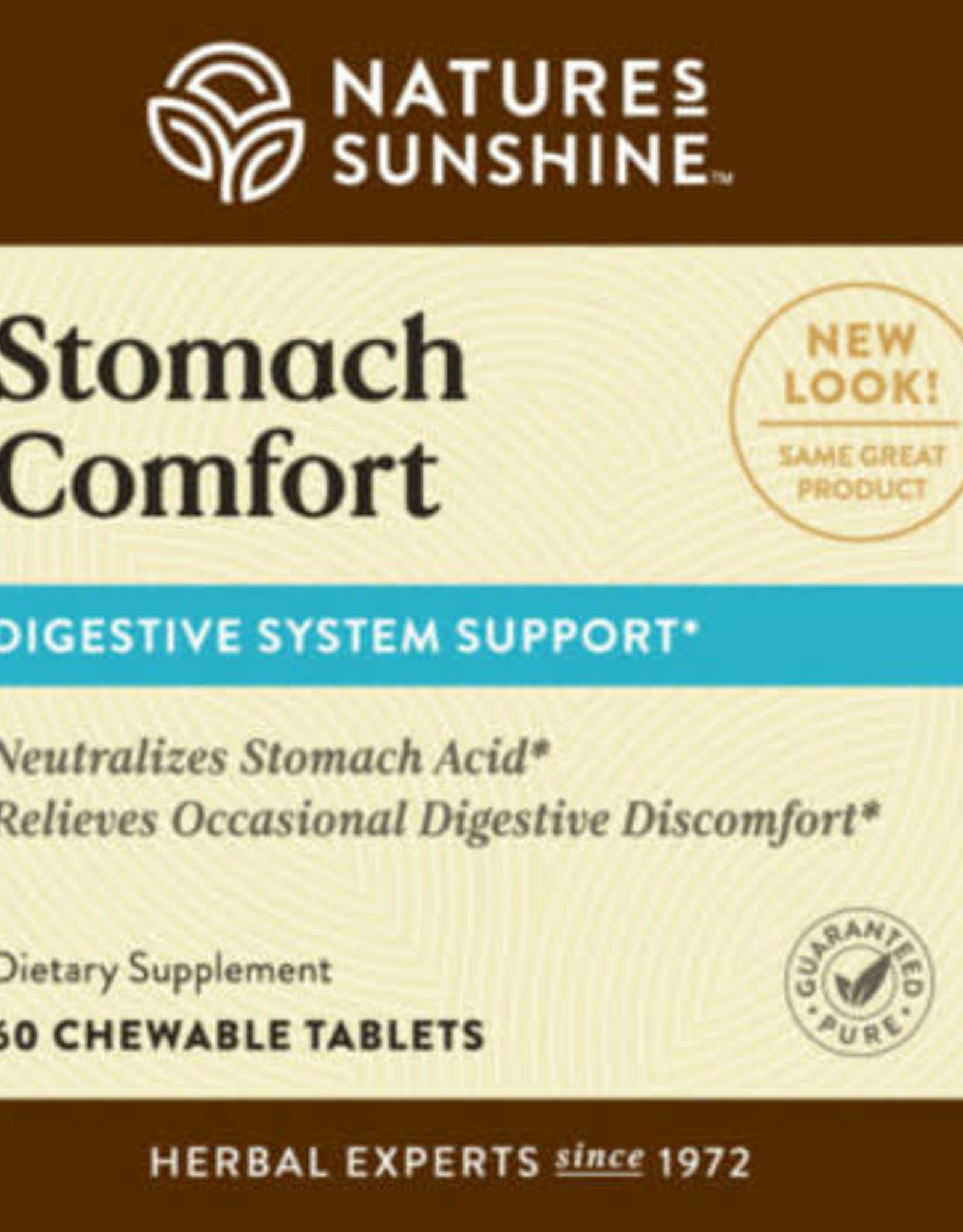 Nature's Sunshine Stomach Comfort(60 chewable tabs)