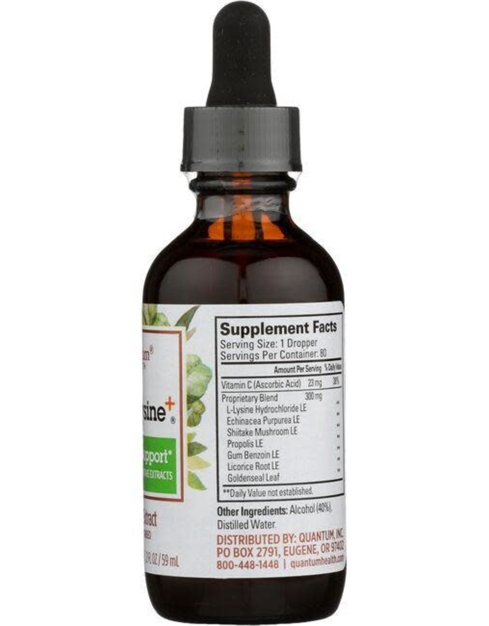 Quantum Health Super Lysine + Liquid Extract - 2oz