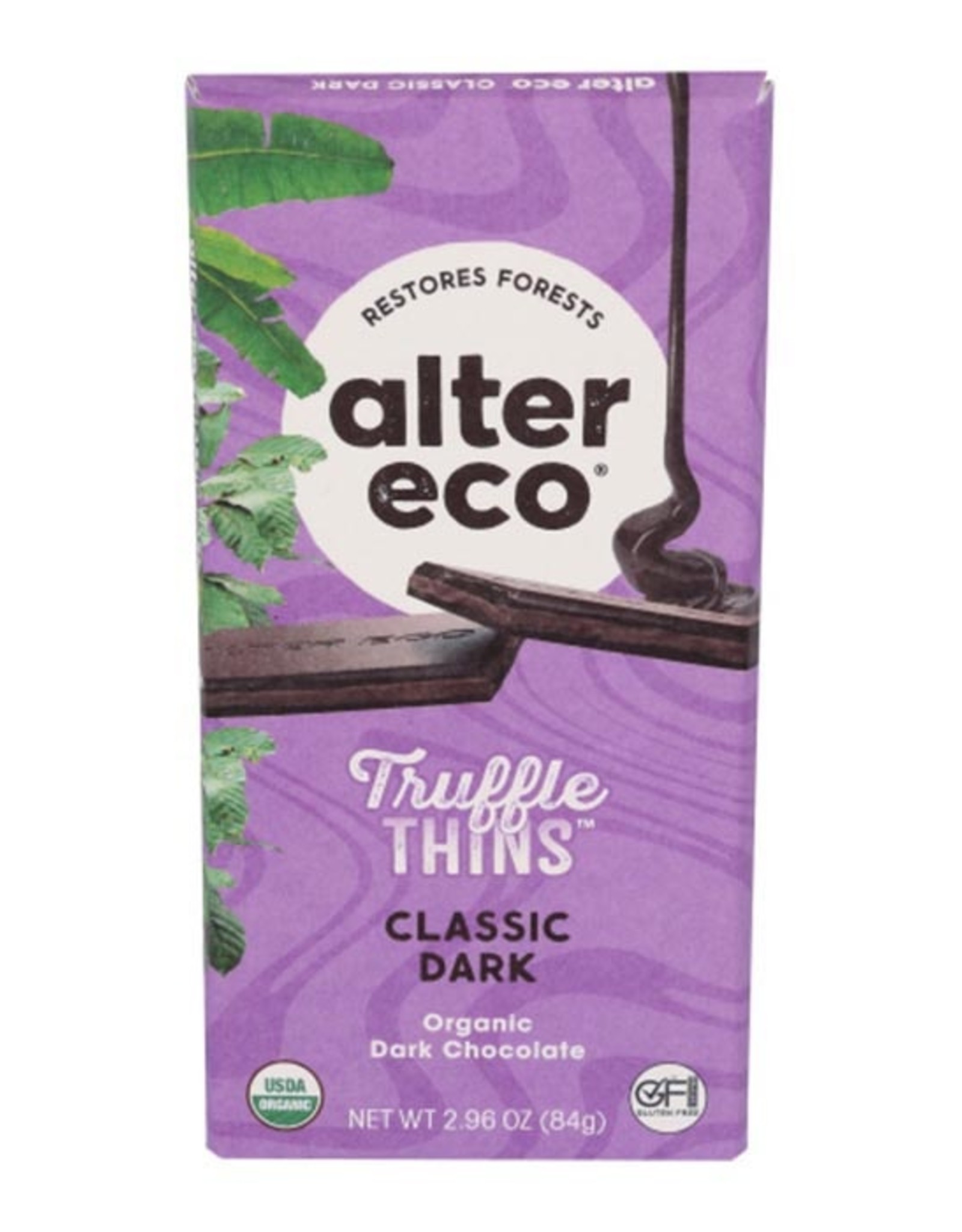 Alter Eco Classic Dark Chocolate Truffle Thins