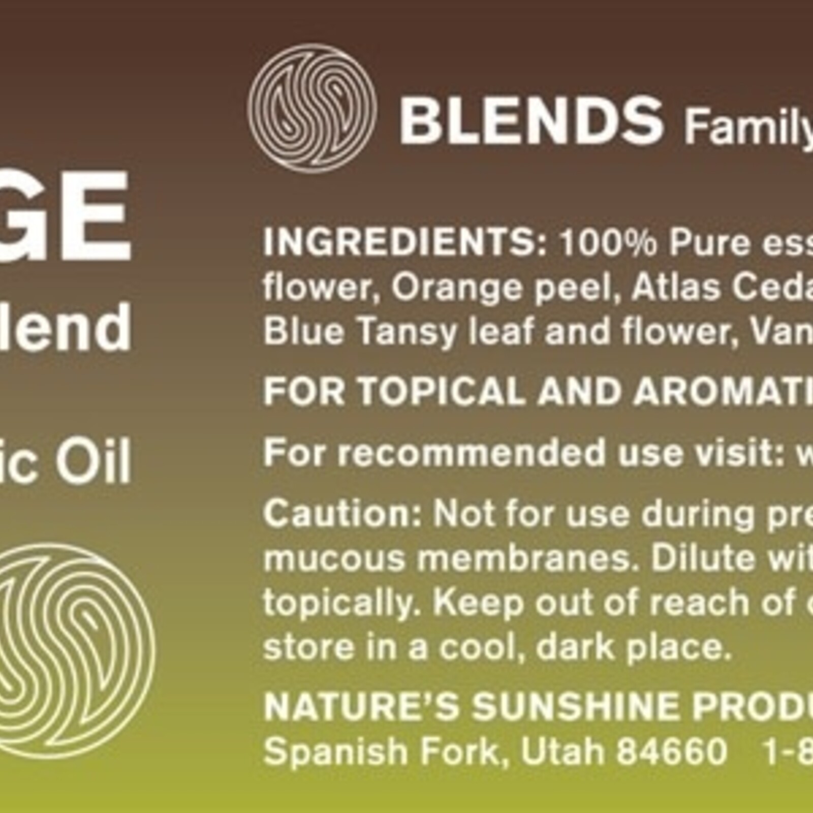 Nature's Sunshine Refuge Oil Blend
