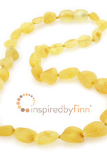 Inspired by Finn Baltic Amber Neckalaces Necklace Unpolished Bean Yellow Size 1:10.5-11.5