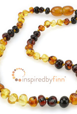 Inspired by Finn Baltic Amber Neckalaces Necklace Polished Rainbow Size 2:11.5-12.5"