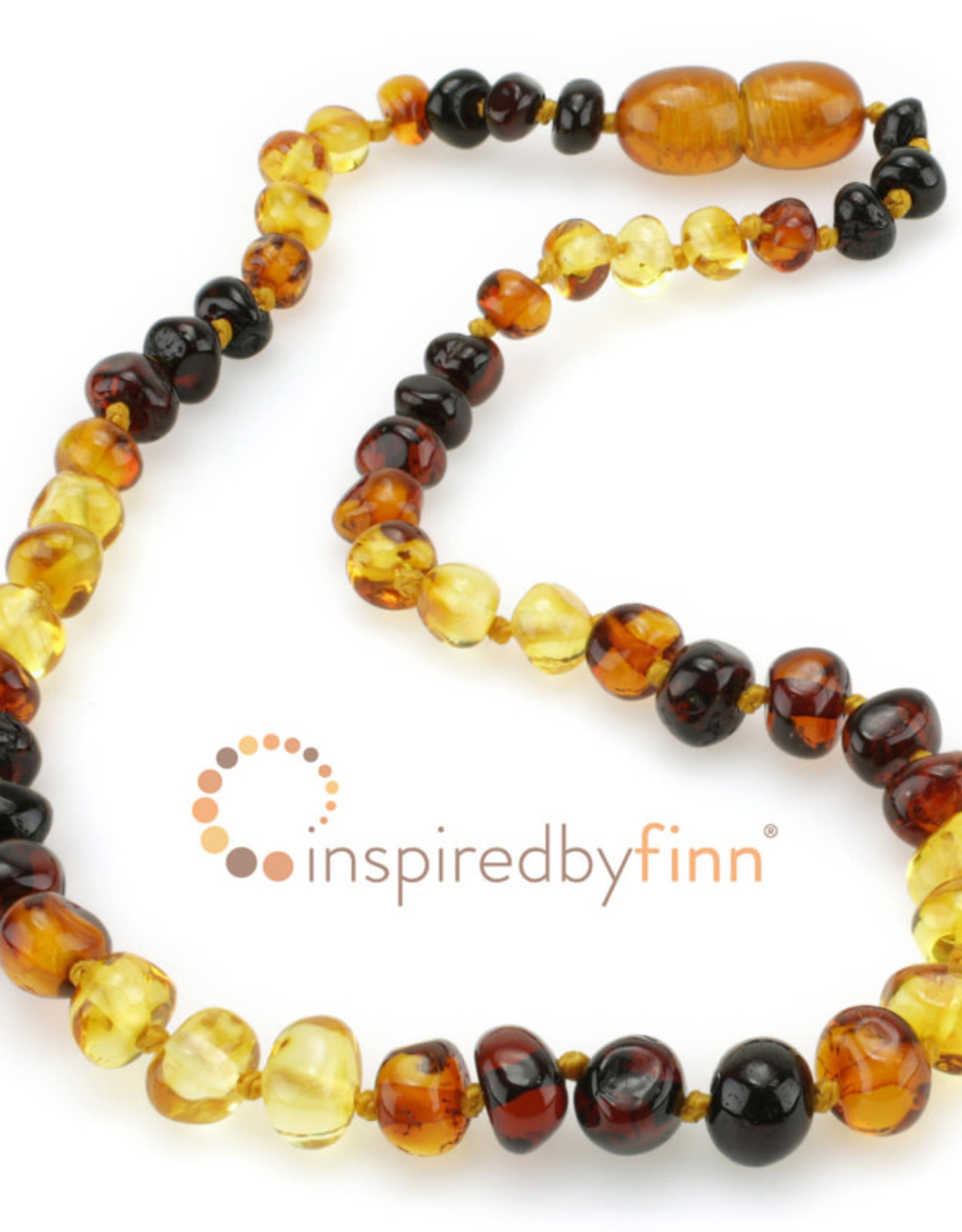 Inspired by Finn Baltic Amber Neckalaces Necklace Polished Rainbow Size 2:11.5-12.5"