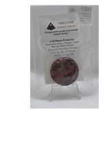 Orgone Energy Fields Cell Phone Protector Watermelon Quartz Large Circle