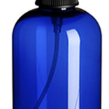 Premium Vials Empty Blue Spray Bottle (8 oz.) - plastic