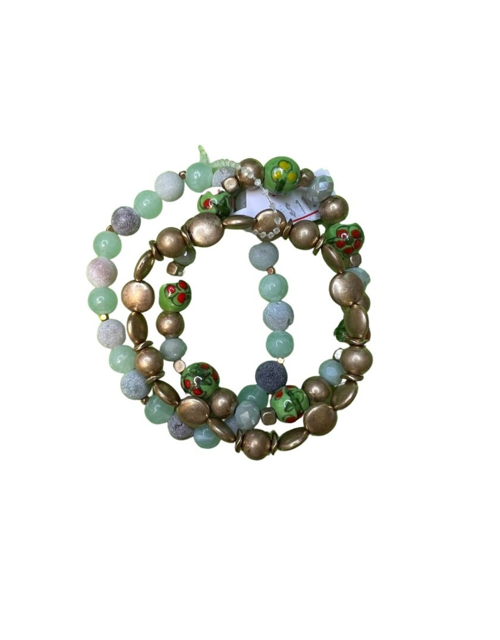 Green & Gold Bracelet