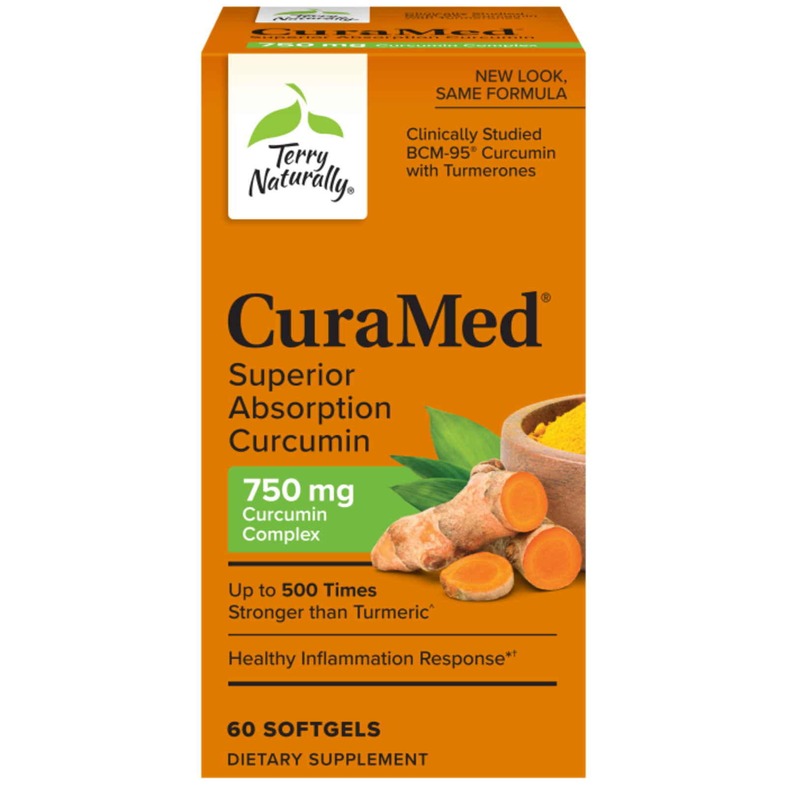 Terry Naturally CuraMed 750 mg - 60 softgels