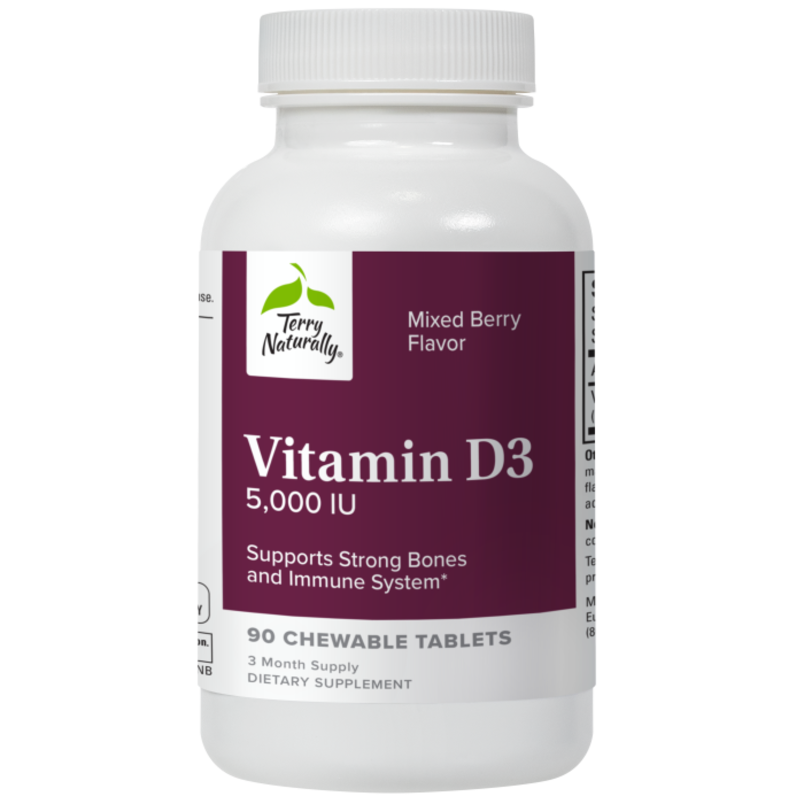 Terry Naturally Vitamin D3 - 5000 IU