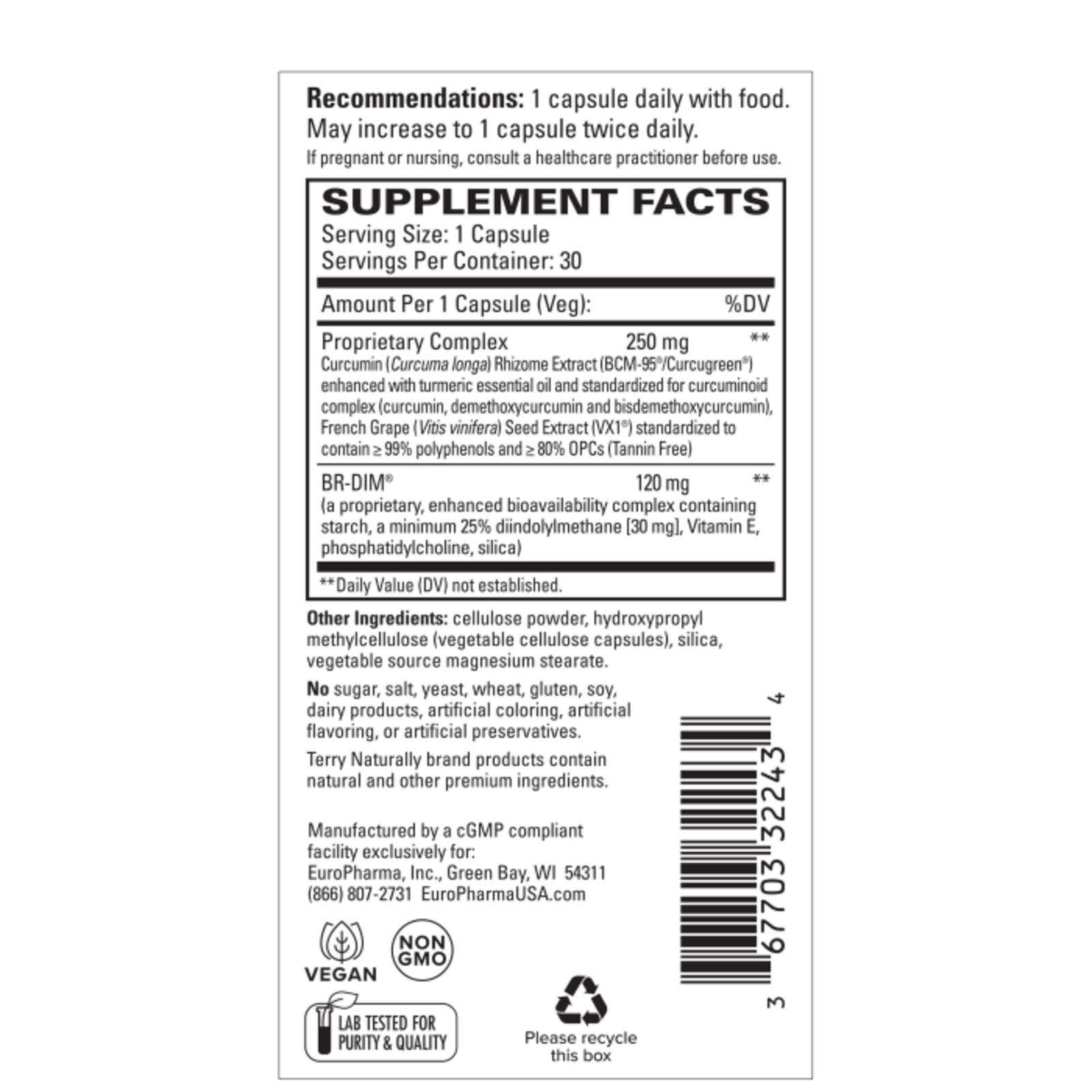 Terry Naturally DIM Complex - 30 caps