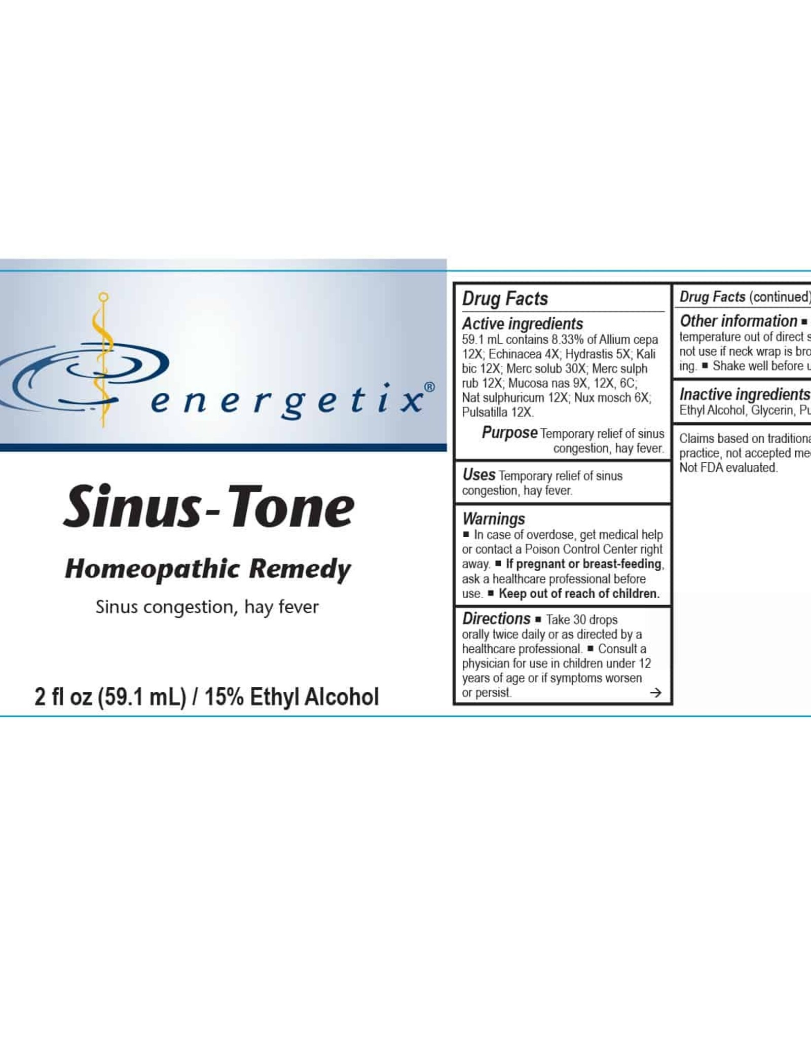 Energetix Sinus-Tone 2 oz.