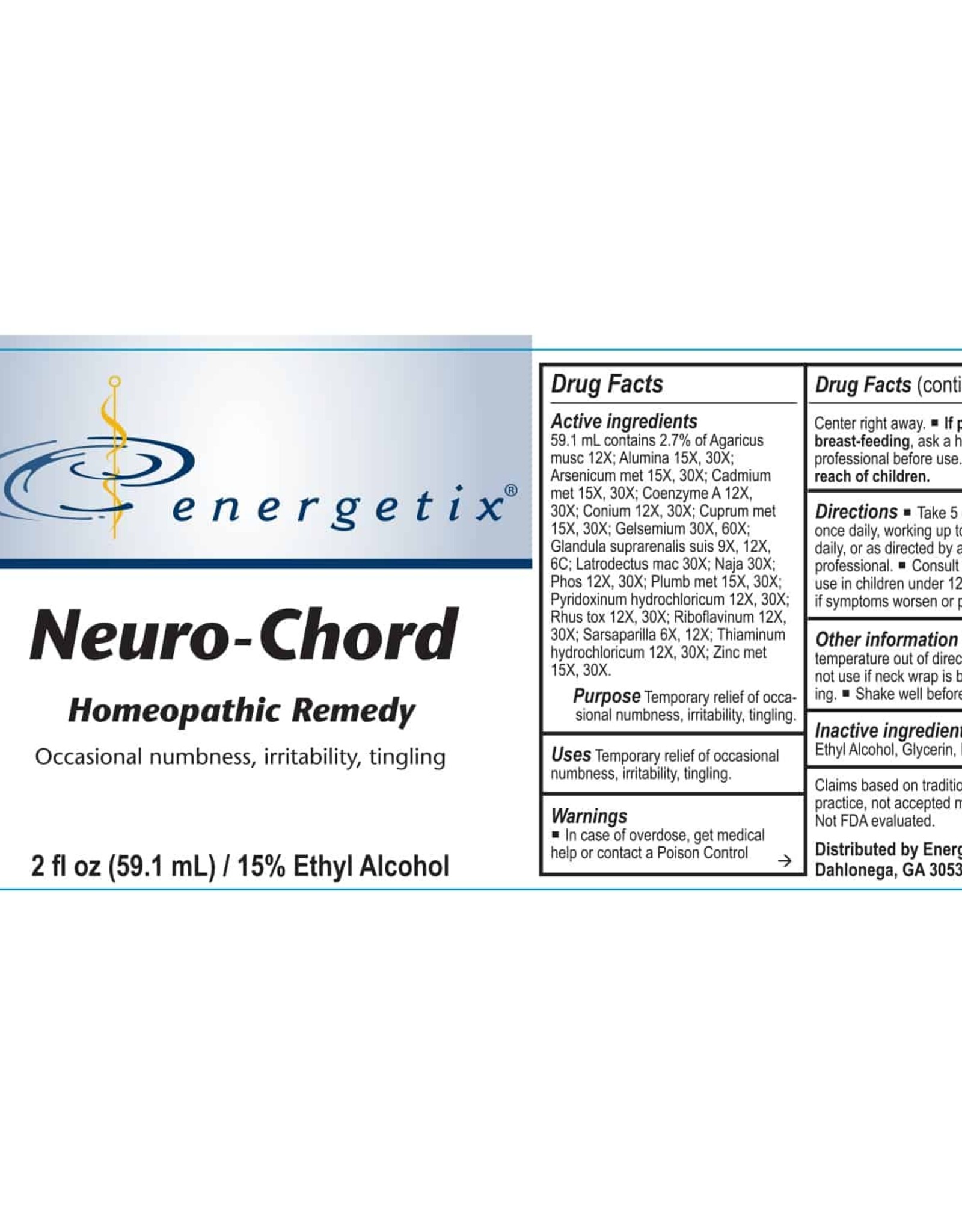 Energetix Neuro-Chord 2 oz.