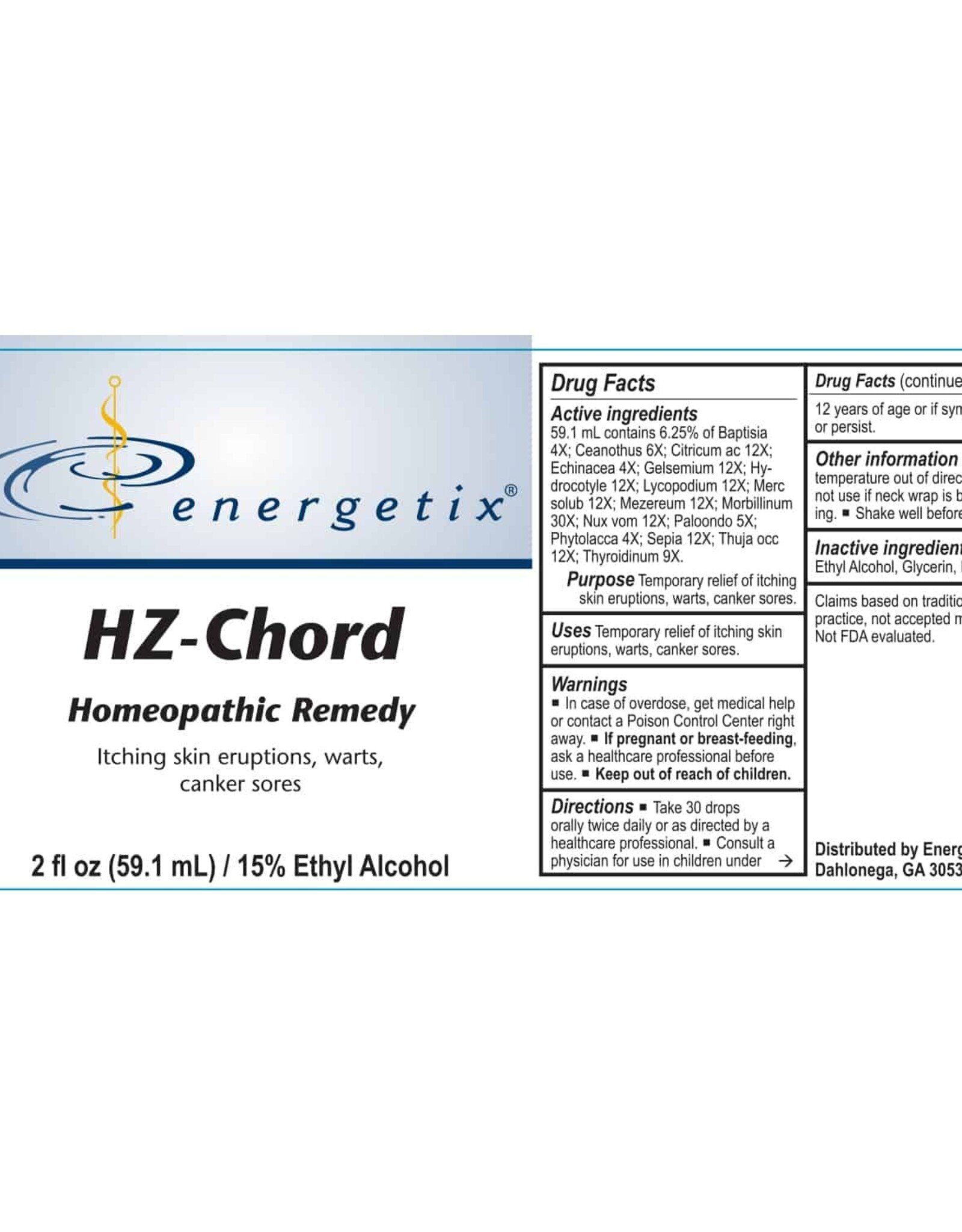 Energetix HZ-Chord 2 oz.