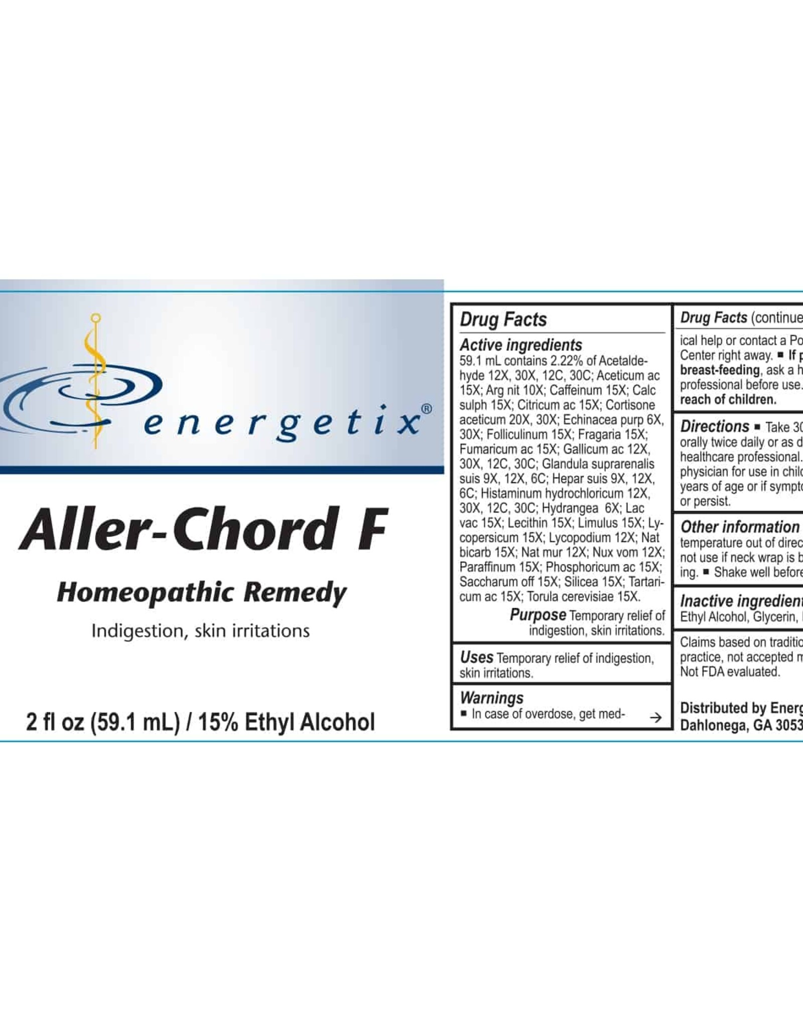 Energetix Aller-Chord F 2 oz.