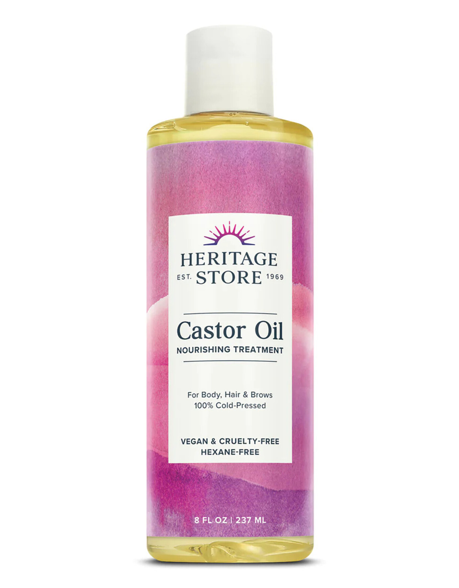 Heritage Store Castor Oil -  8 oz
