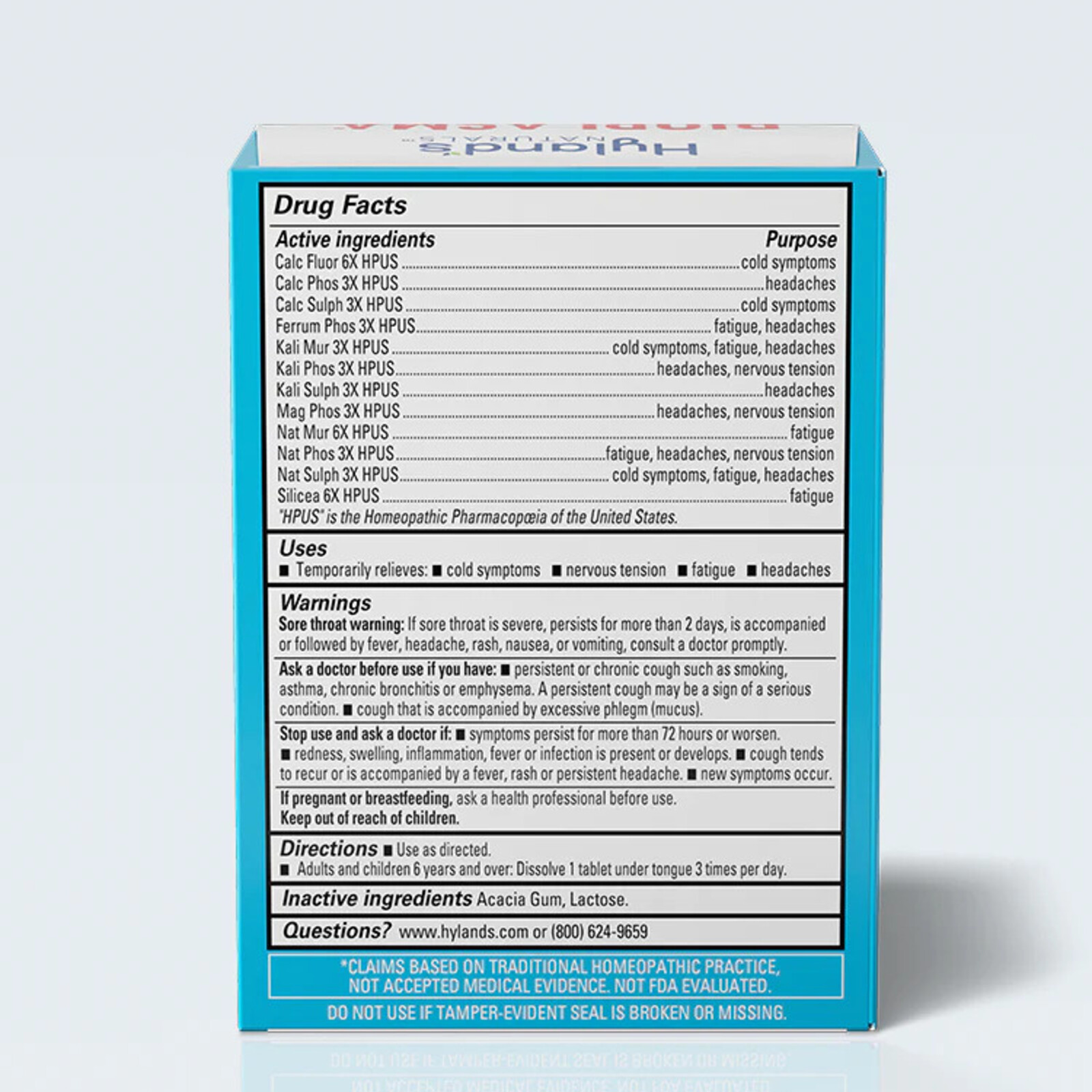 Hyland's Hyland's Cell Salts - 100 tablet Bioplasma