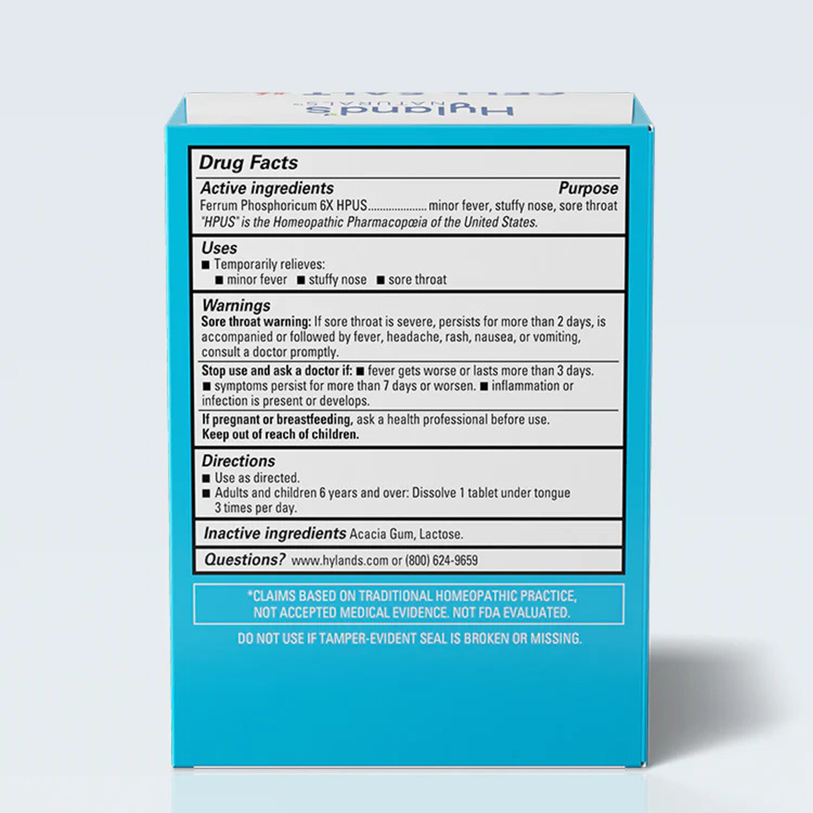 Hyland's Hyland's Cell Salts - 100 tablet #4 Ferrum Phos