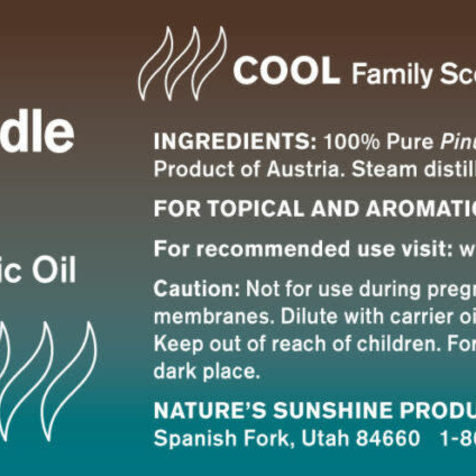 Nature's Sunshine Pine Oil 15 mL  Bottle