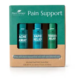 Plant Therapy Pain Support Essential Oil Blend Roll on Set