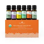 Plant Therapy Top 6 Organic Essential Oil Set