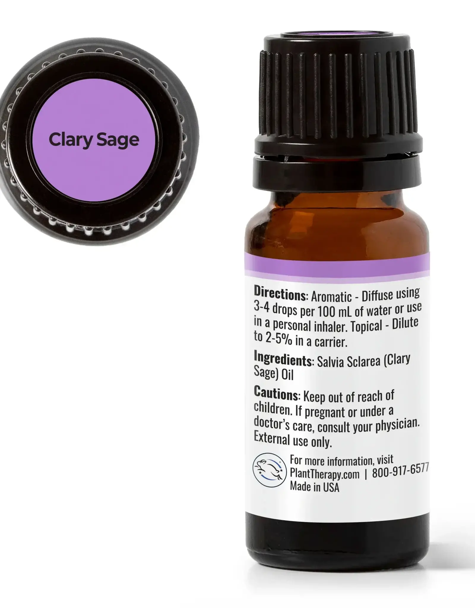 Plant Therapy Clary Sage Essential Oil- 10ml