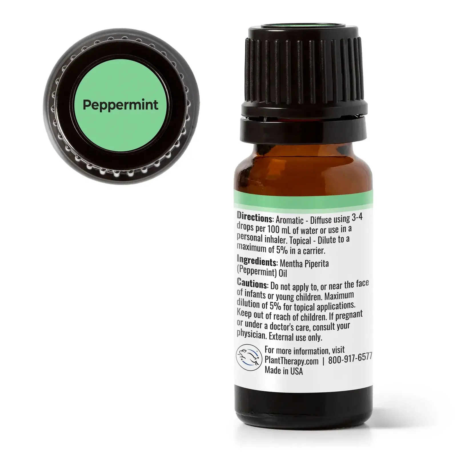 Plant Therapy Peppermint Essential Oil 10 mL