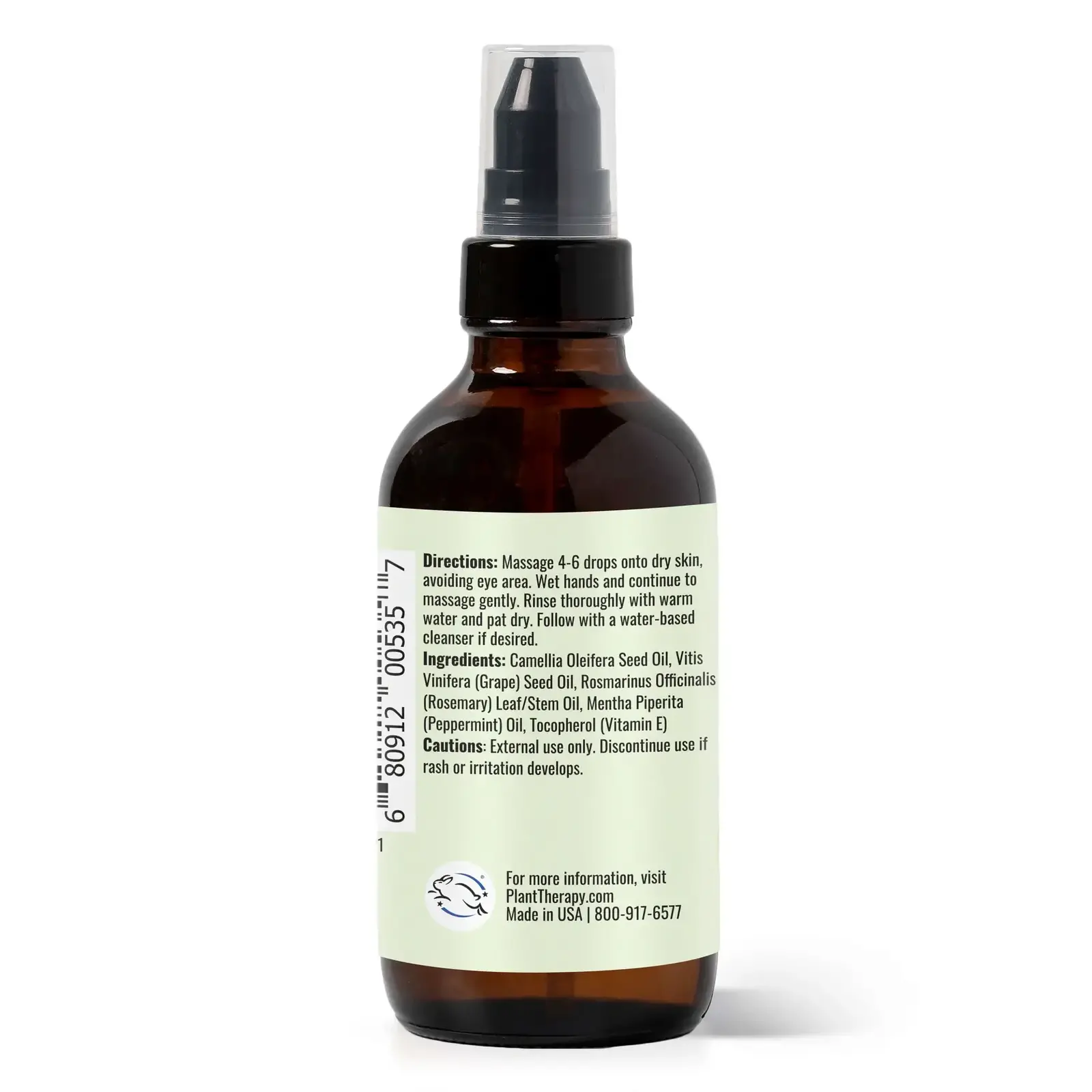 Plant Therapy Oil Facial Cleanser for Oily Skin, 4 oz