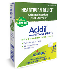 Boiron Acidil Heartburn Relief - 60 meltaway tabs