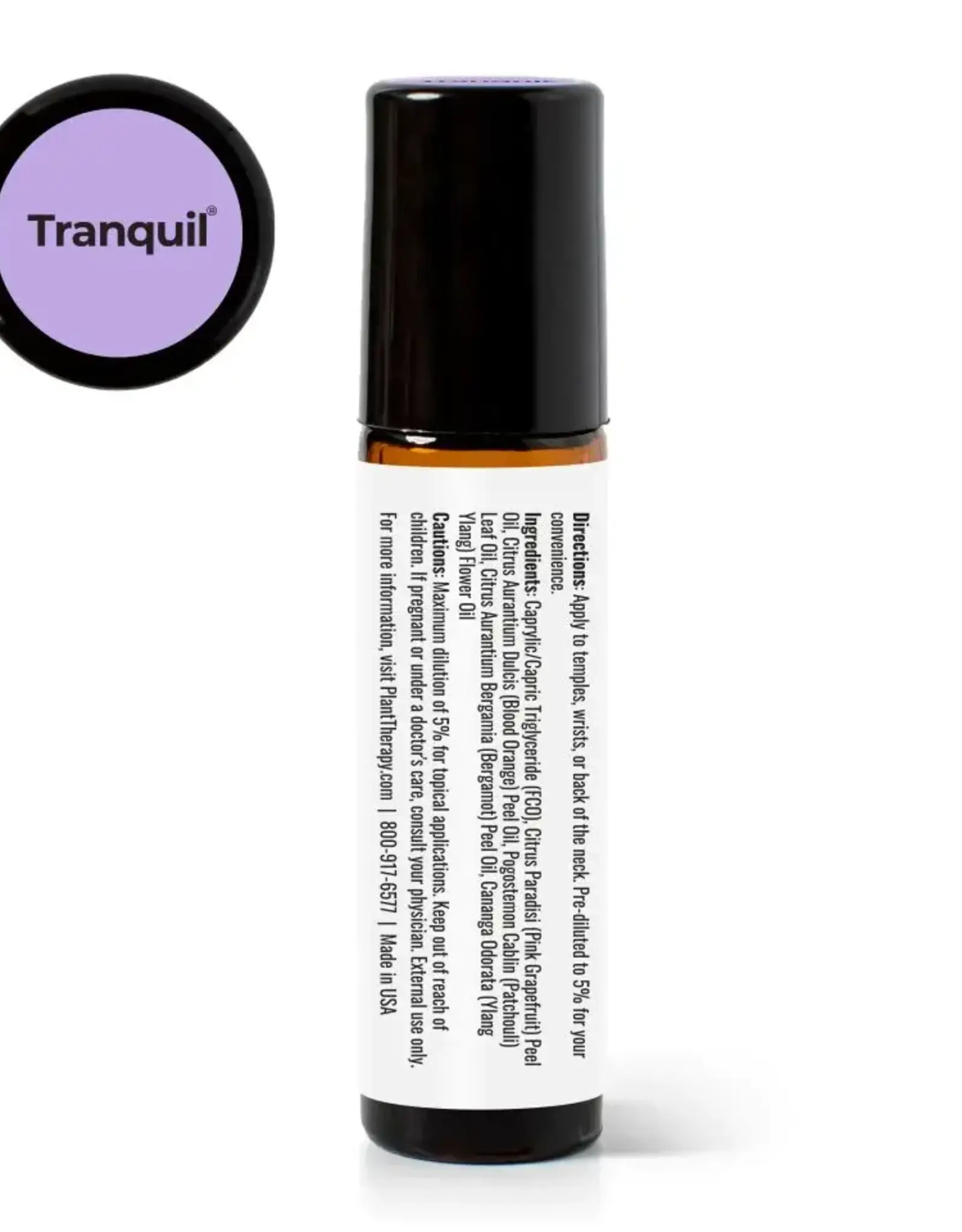 Plant Therapy Tranquil Essential Oil Pre-Diluted Roll On - 10ml