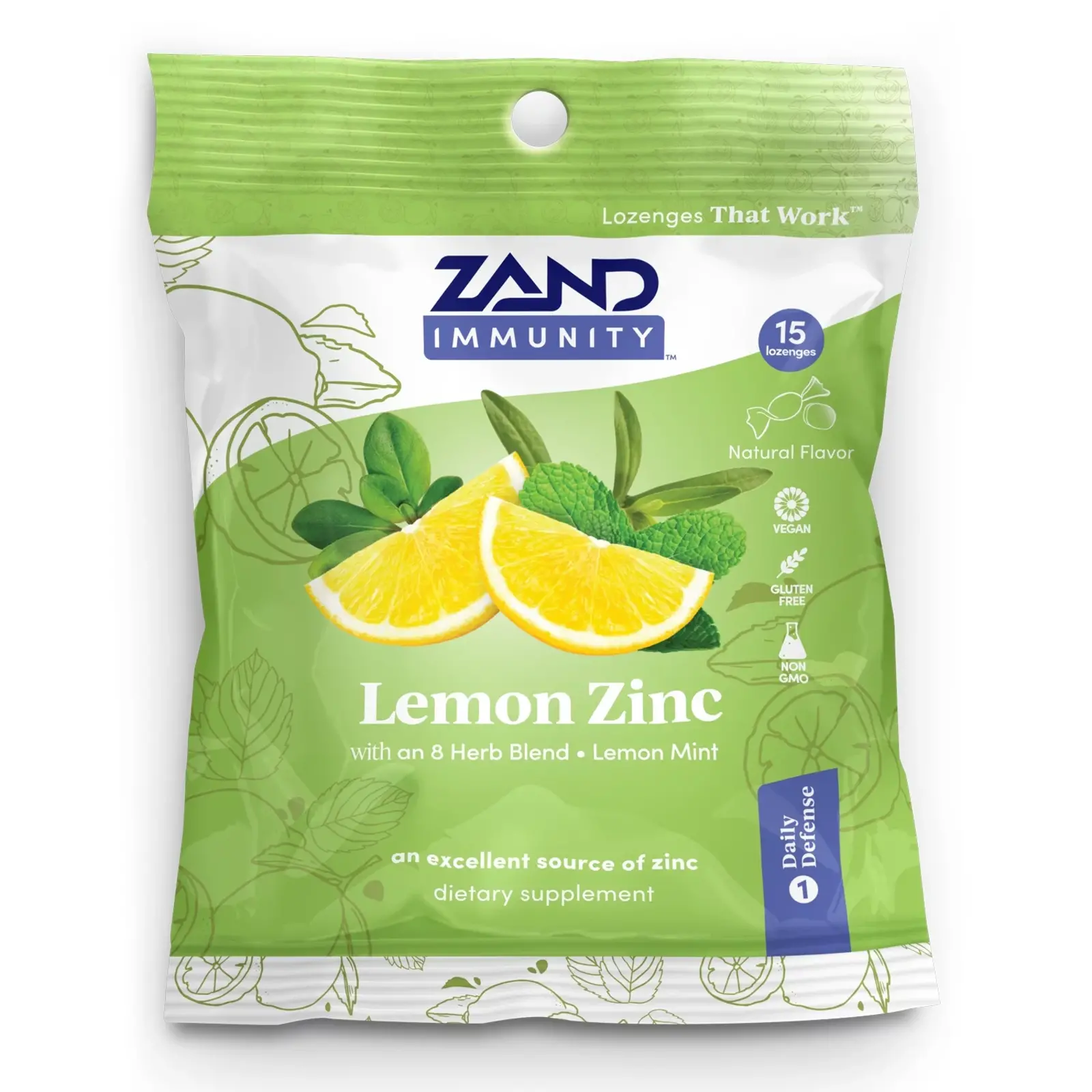 Zand Zand Lemon Zinc Lozenges