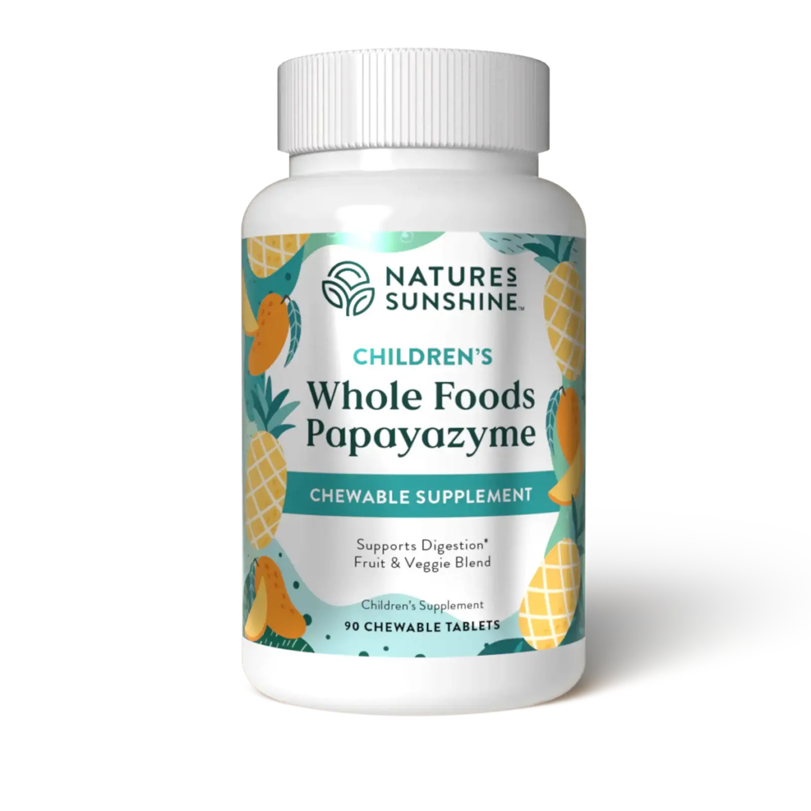Nature's Sunshine Whole Food Papayazyme(90 Chew. Tab)