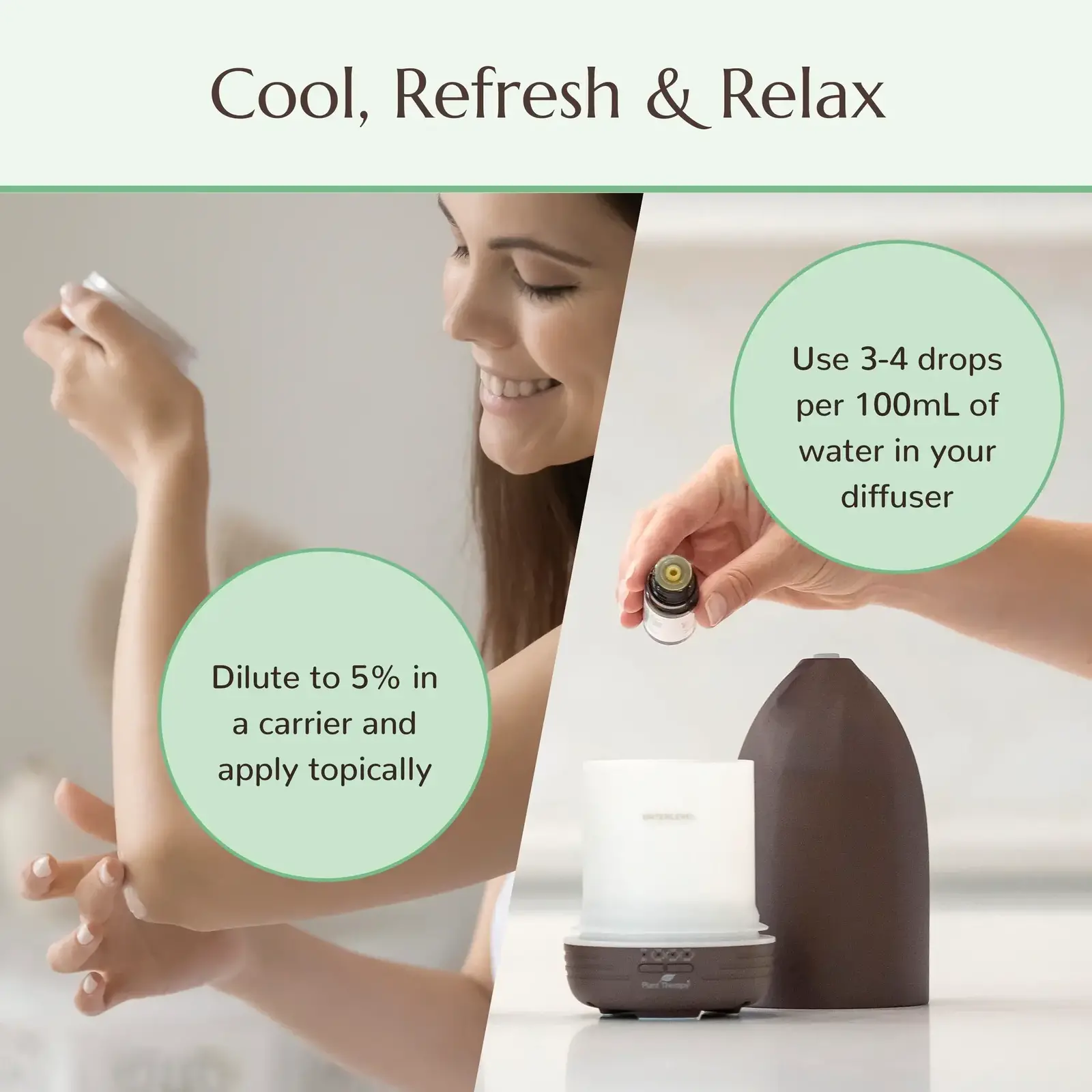 Plant Therapy Peppermint Essential Oil 10 mL